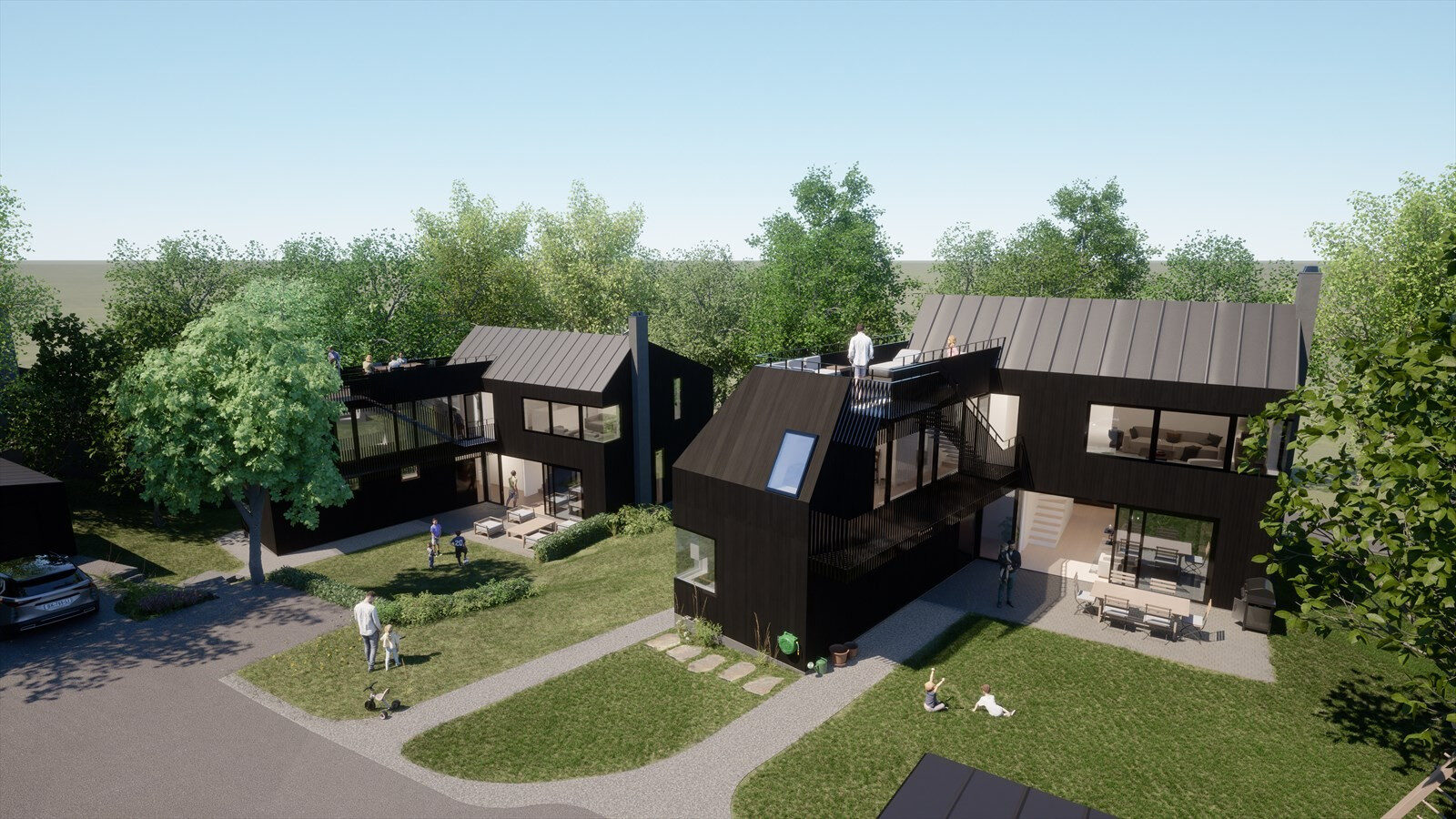 Nedre Askerhagen 6 – Visualisering av nye boliger. Prosjektet er presentert på Finn.